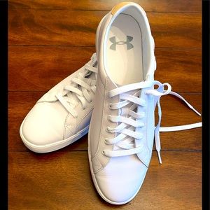 UNDER ARMOUR UA MODERN COURT LACE Sneakers - Women's 11 - white - NEW
